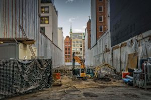 Home Bouwplaats met funderingswerken voor woningen in Utrecht